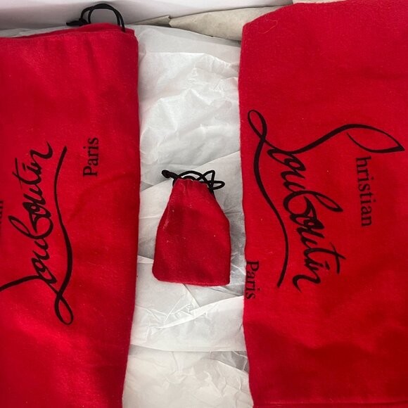 Christian Louboutin So Kate 100 Black Calf Skin Leather Booty Size 37.5 EU/7.5US - Picture 5 of 10